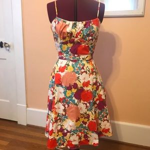Funky Vintage Spring Floral dress